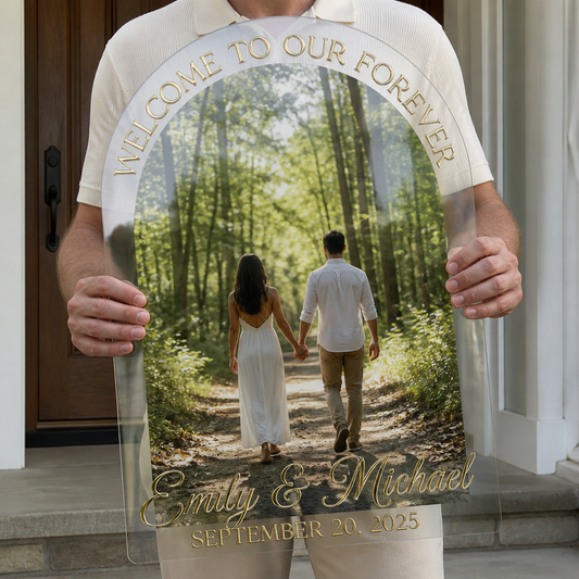 Arch Welcome Wedding Sign