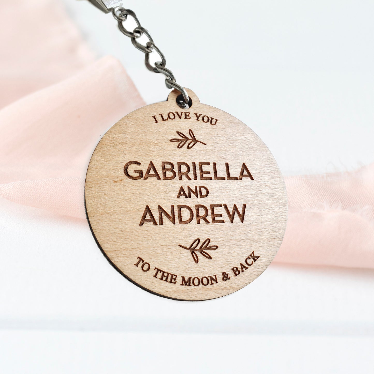 Custom keychain, Anniversary gift, couple gift, Anniversary keychain, wood keychain, gifts for him, gifts for her, keyring