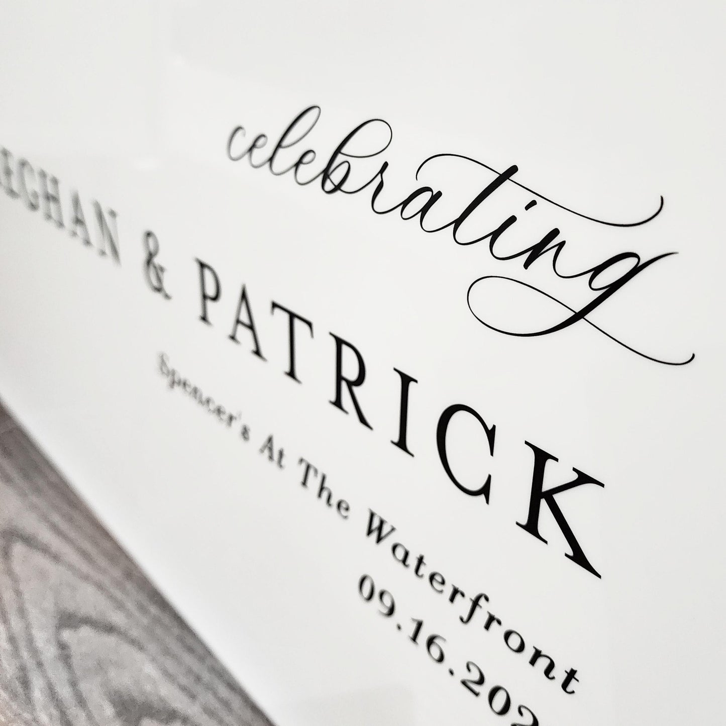 Welcome Wedding Sign - Acrylic Sign - Wedding Sign - Acrylic plaque - Drinks Sign - Store Sign - Wedding Signage