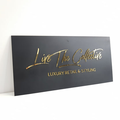 Custom Personal Branding Sign