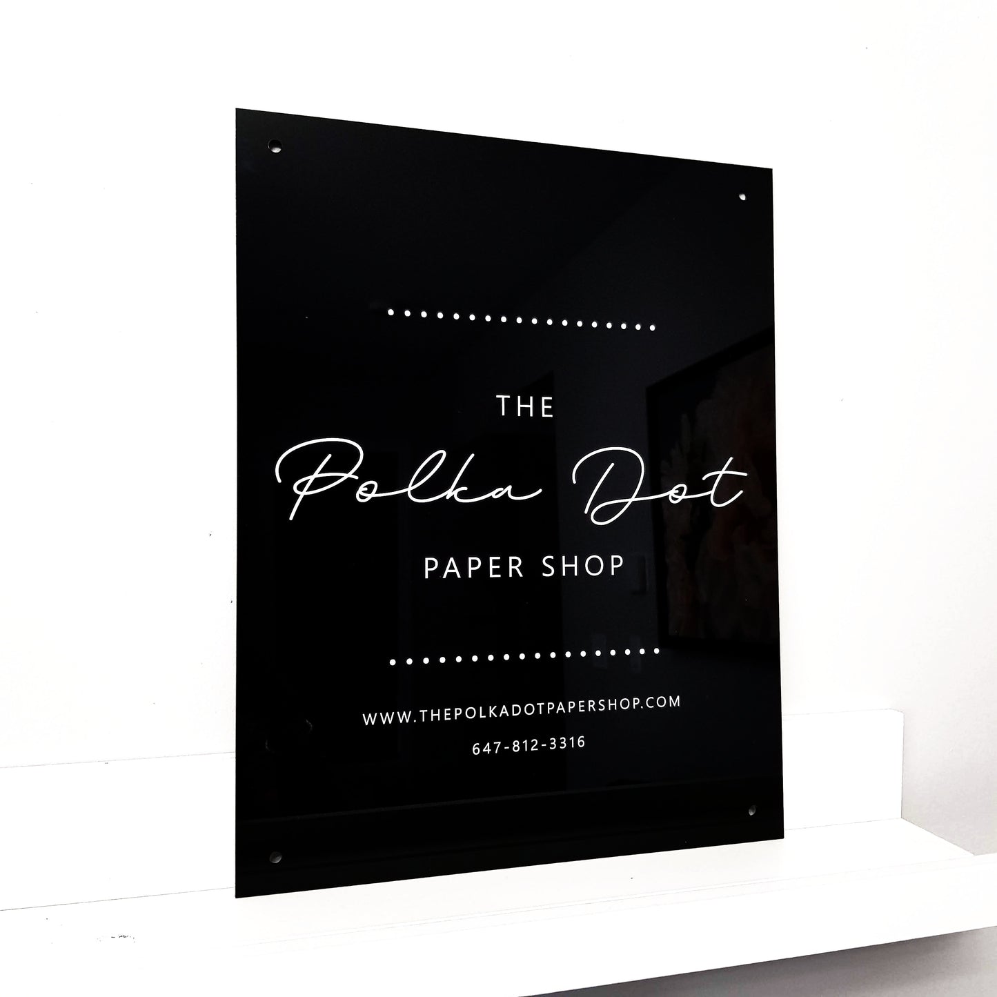 Custom Personal Branding Sign