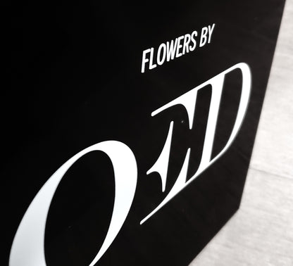 Custom Welcome Floral Sign