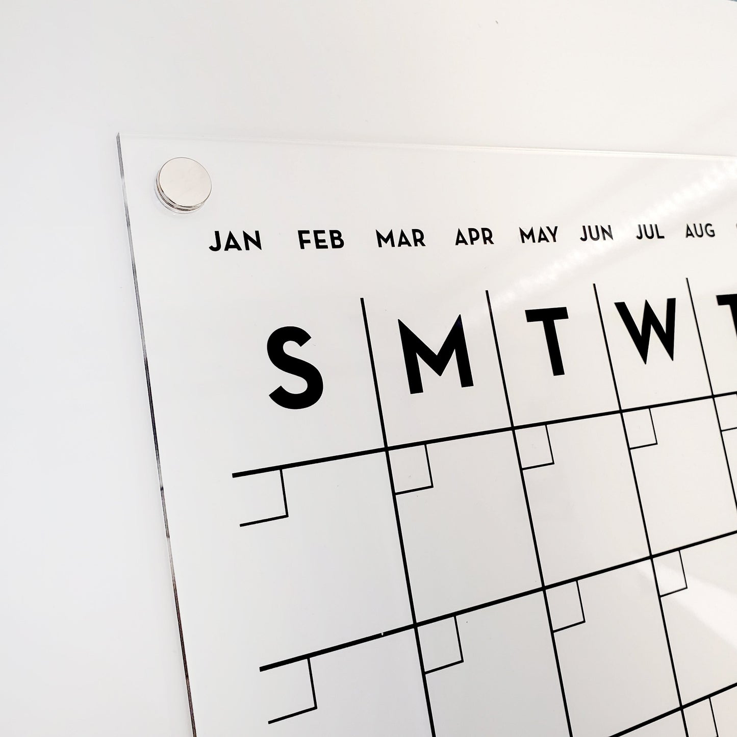Magnetic Acrylic Planner with Custom Title
