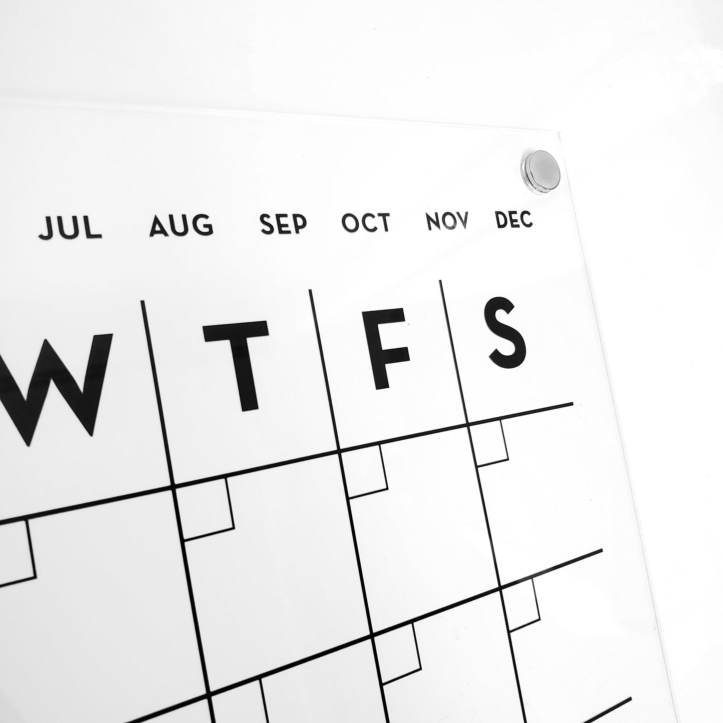 Magnetic Acrylic Planner with Custom Title