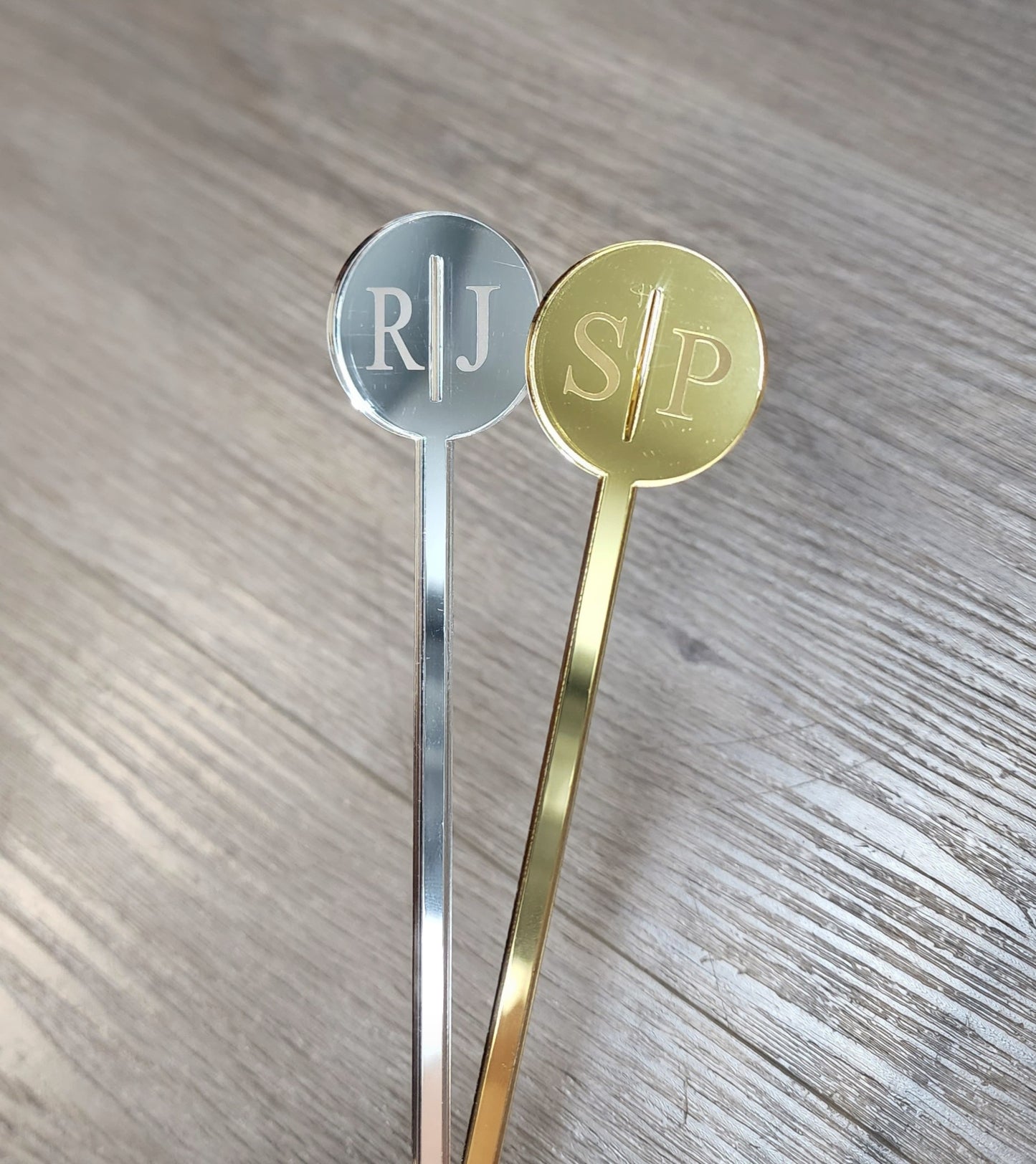 Wedding Drink stirrers - Mirror