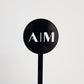 Wedding Drink stirrers - Custom Logo in solid color