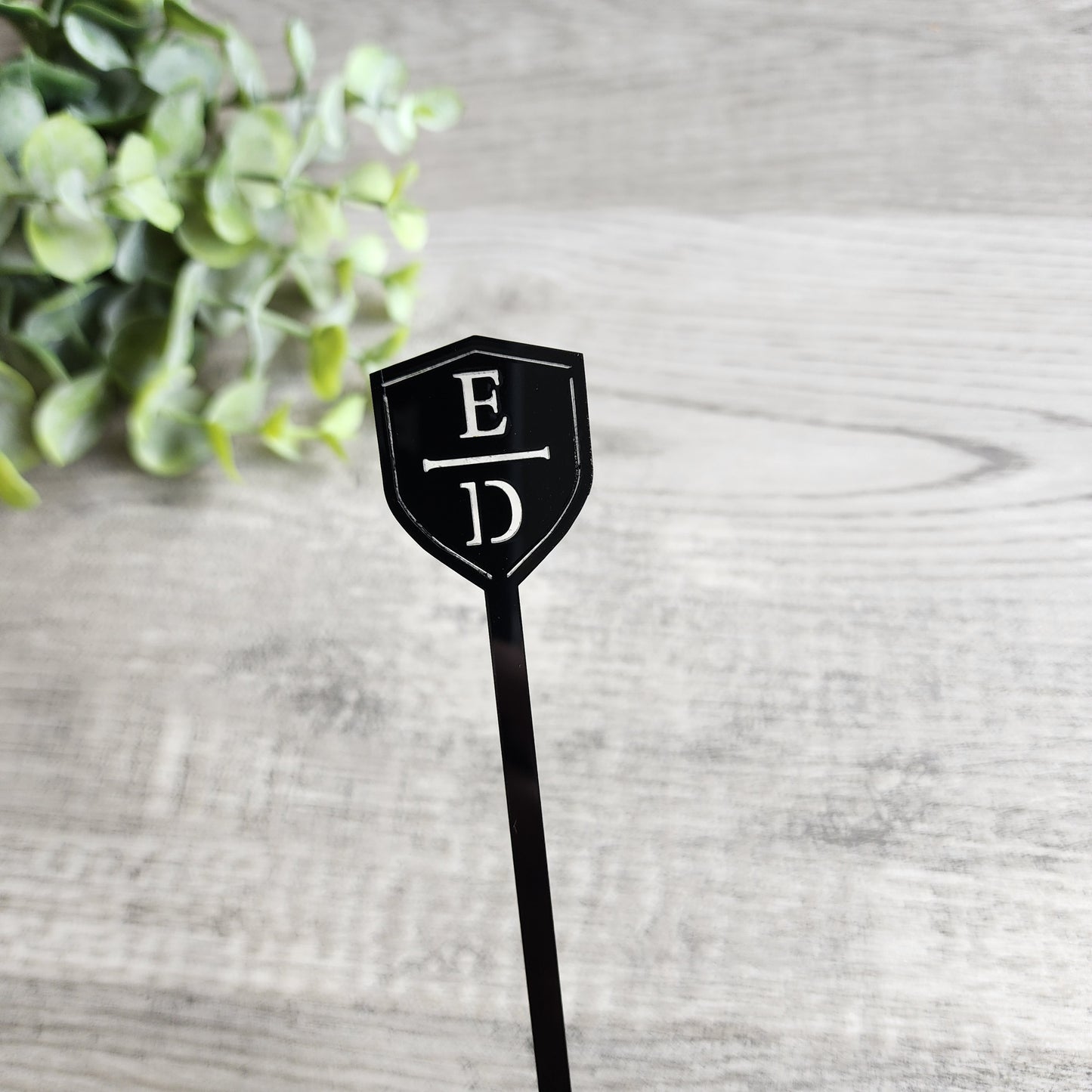 Wedding Drink stirrers - Custom Logo in solid color