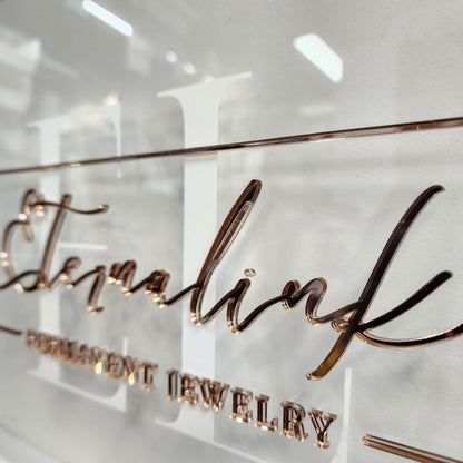 Custom Personal Branding Sign