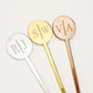 Wedding Drink stirrers - Mirror