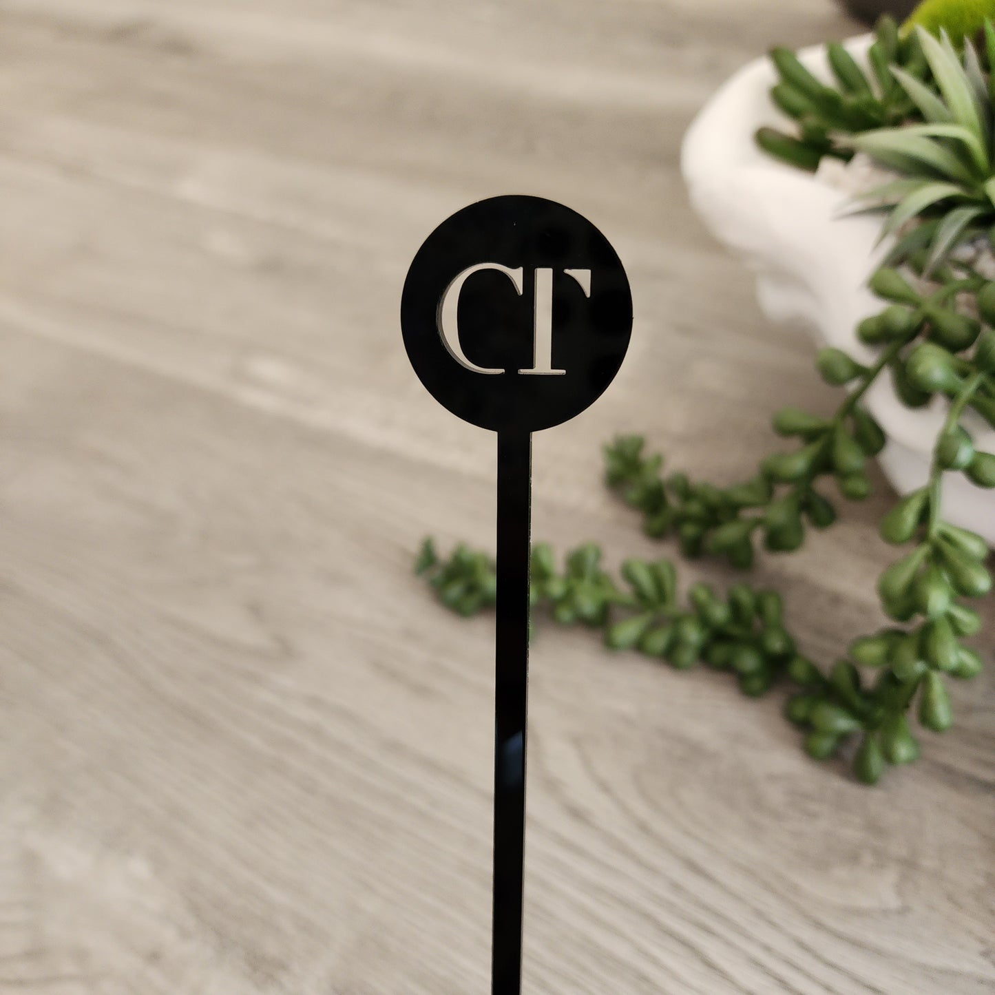 Wedding Drink stirrers - Custom Logo in solid color