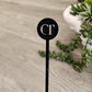 Wedding Drink stirrers - Custom Logo in solid color