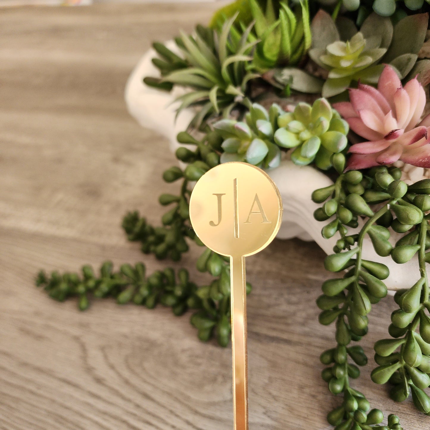 Wedding Drink stirrers - Mirror