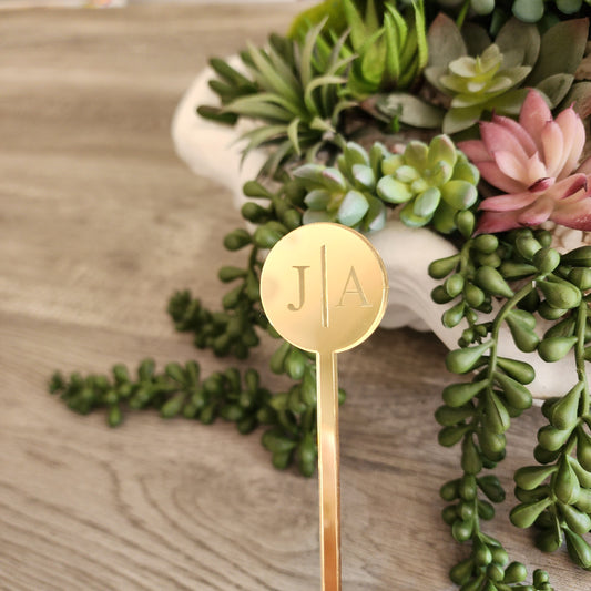 Wedding Drink stirrers - Mirror