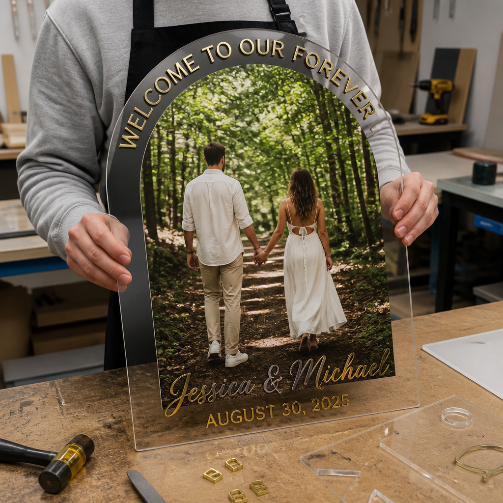Arch Welcome Wedding Sign