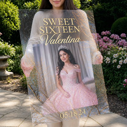Welcome Sign for Sweet 16 / Quinceañera