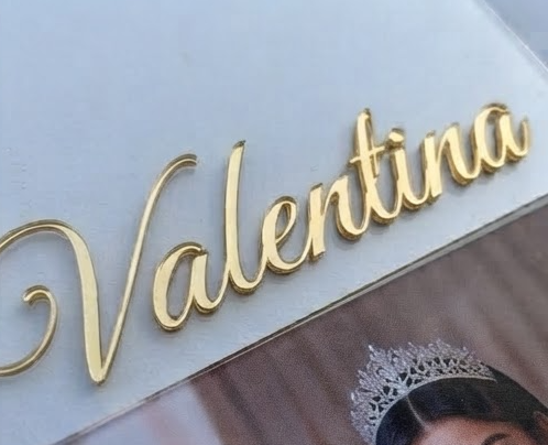Custom Acrylic Sign with Printed Photo
