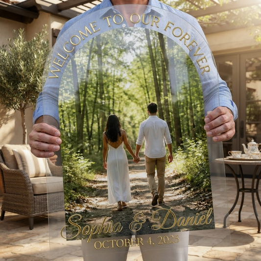 Arch Welcome Wedding Sign