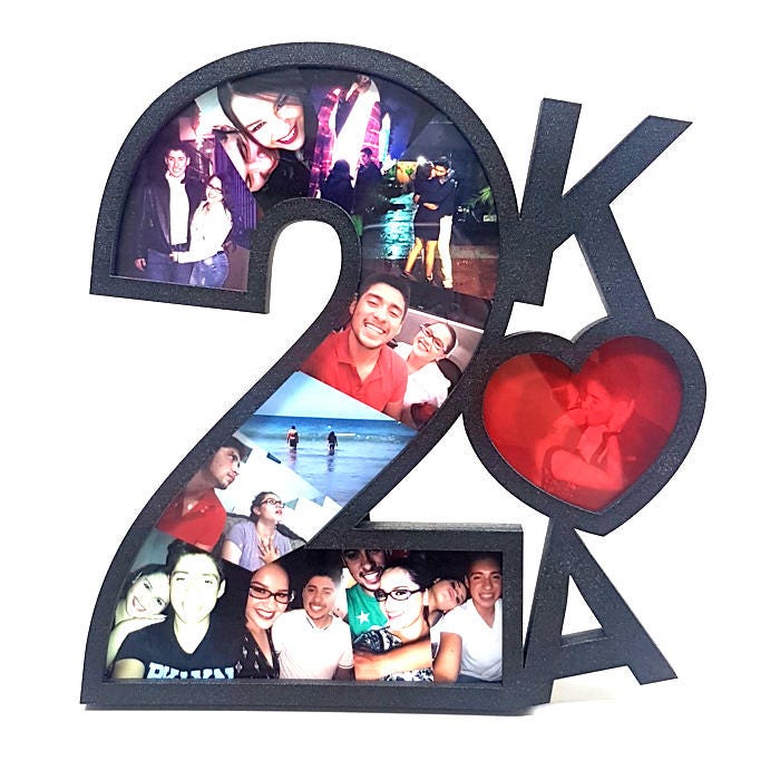 Anniversary Gift, Photo frame, anniversary frame, Original gift, Couple memorabilia, Photo collage, Anniversary Gifts for Him