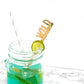 Custom Acrylic Drink Stirrers, Personalized Cocktail Sticks, Party Decor