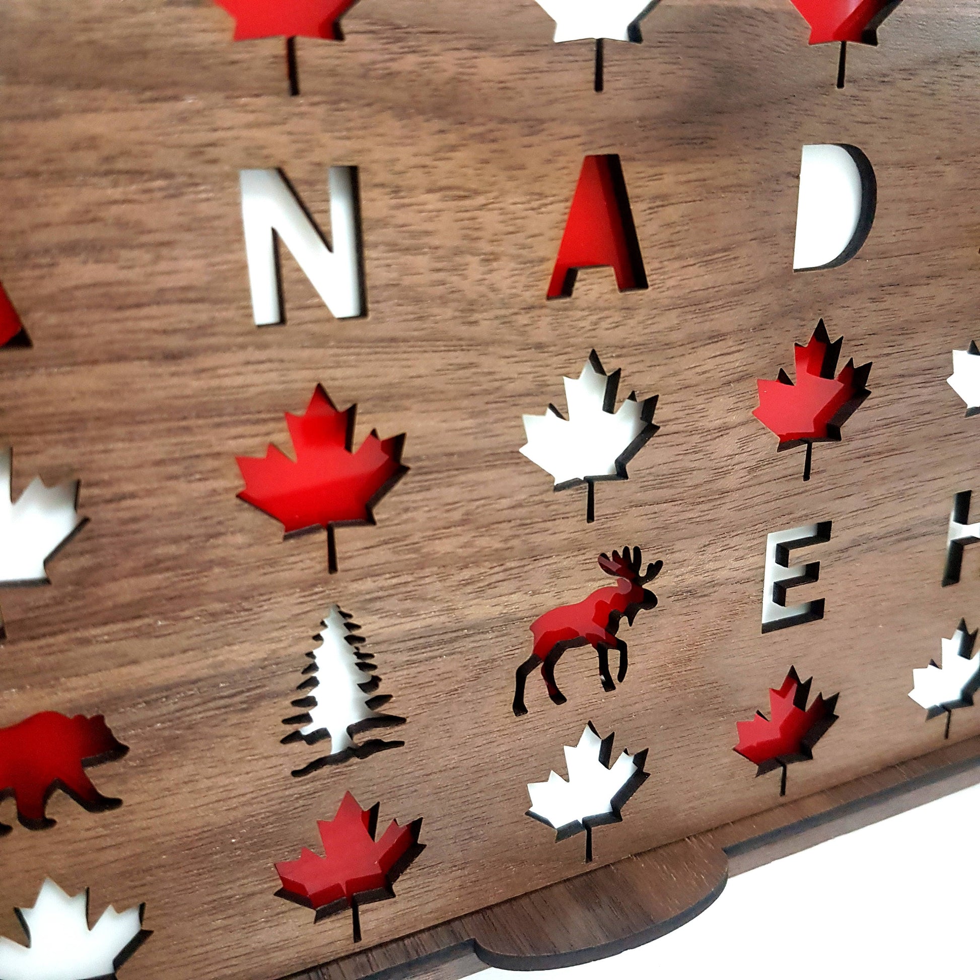 Canadian Four in a Row Game | Canada Themed Board Game Gift, Souvenir, Unique Keepsake, customized birthday present