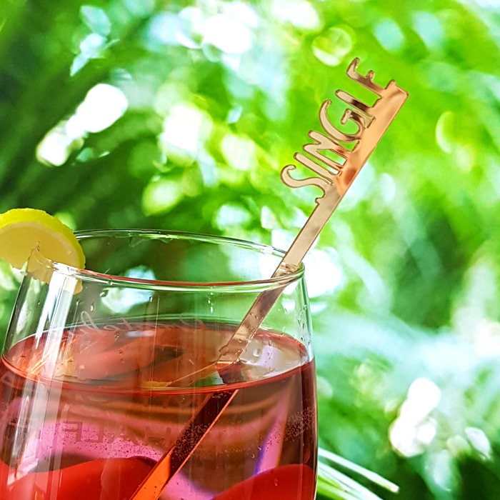 Custom Acrylic Drink Stirrers, Personalized Cocktail Sticks, Party Decor