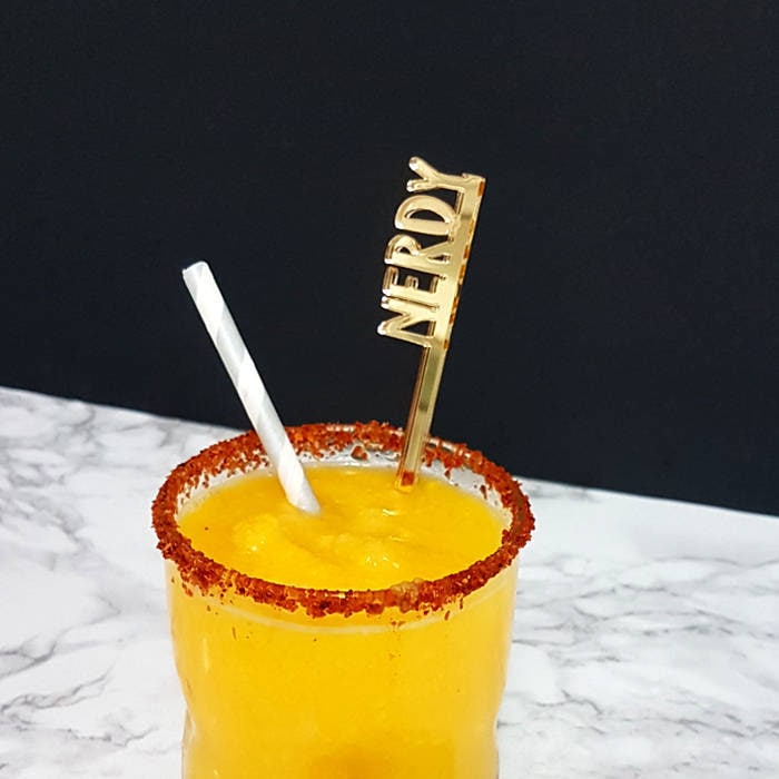 Custom Acrylic Drink Stirrers, Personalized Cocktail Sticks, Party Decor