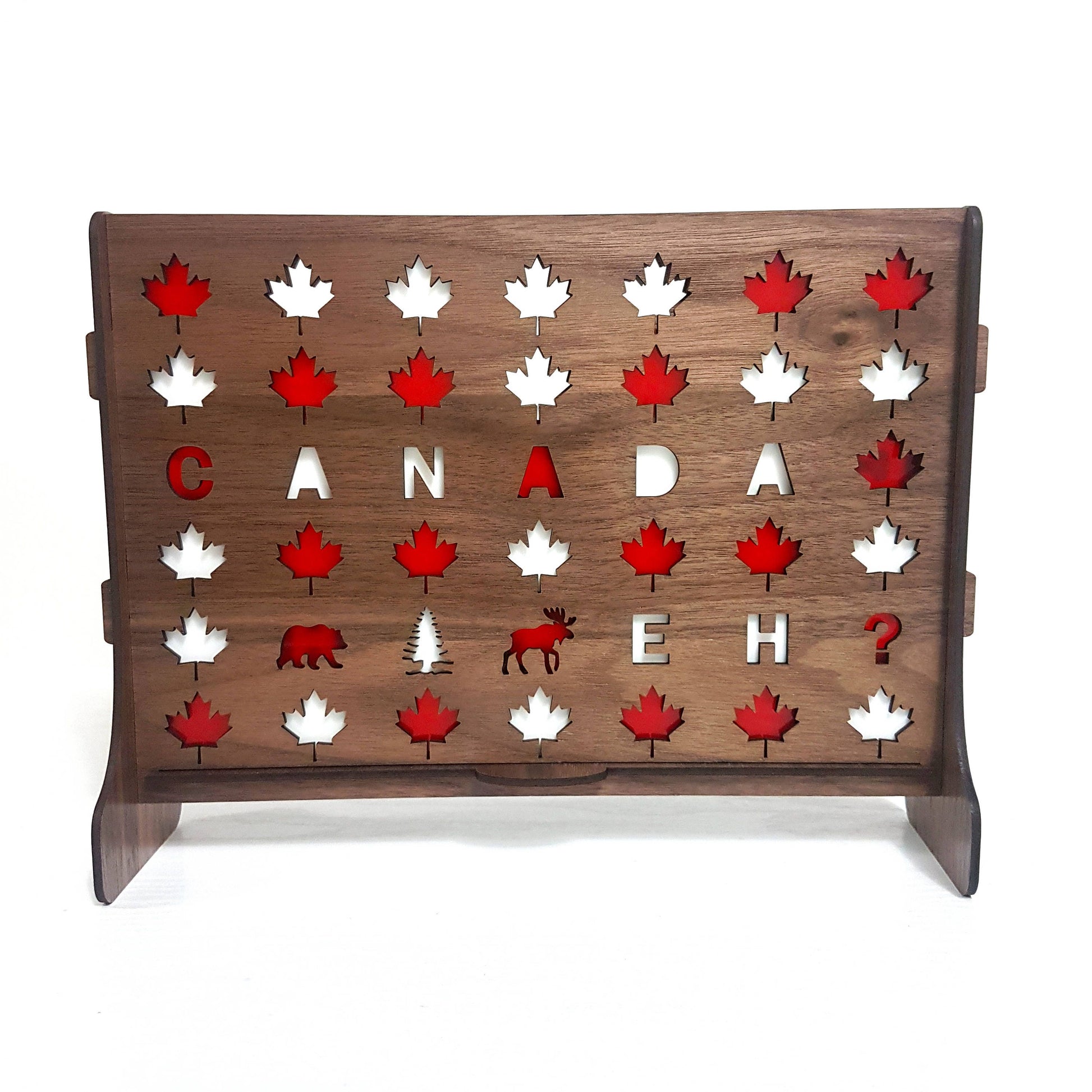 Canadian Four in a Row Game | Canada Themed Board Game Gift, Souvenir, Unique Keepsake, customized birthday present
