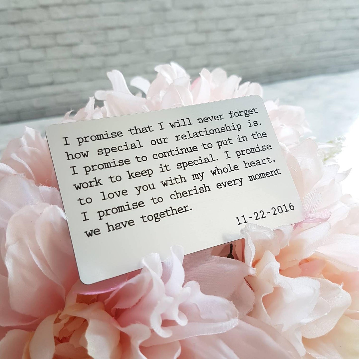Wallet Insert Card, Gifts for him, Customized wallet card, Personalized wallet insert, Anniversary Gifts for Him, Mothers day gifts
