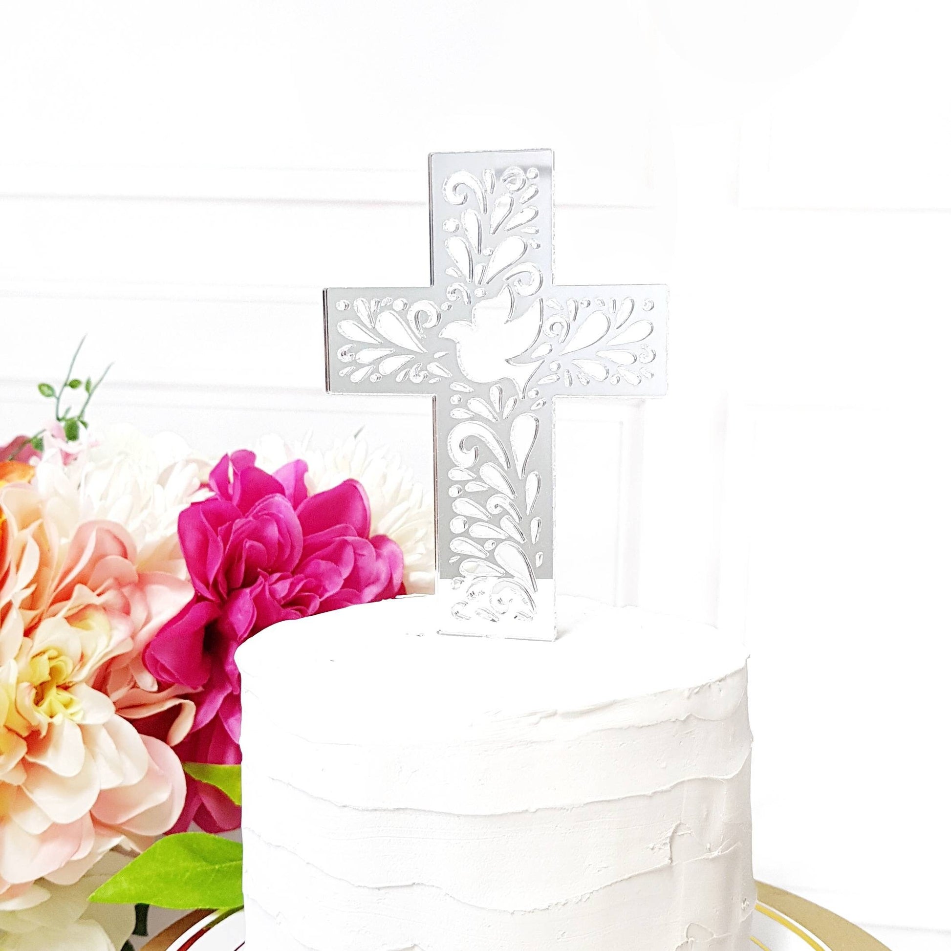 Baptism Cake Topper, Baby Shower Cake Topper, first communion cake topper, cross cake topper, Cake Topper, Baby Shower, baby Ornament