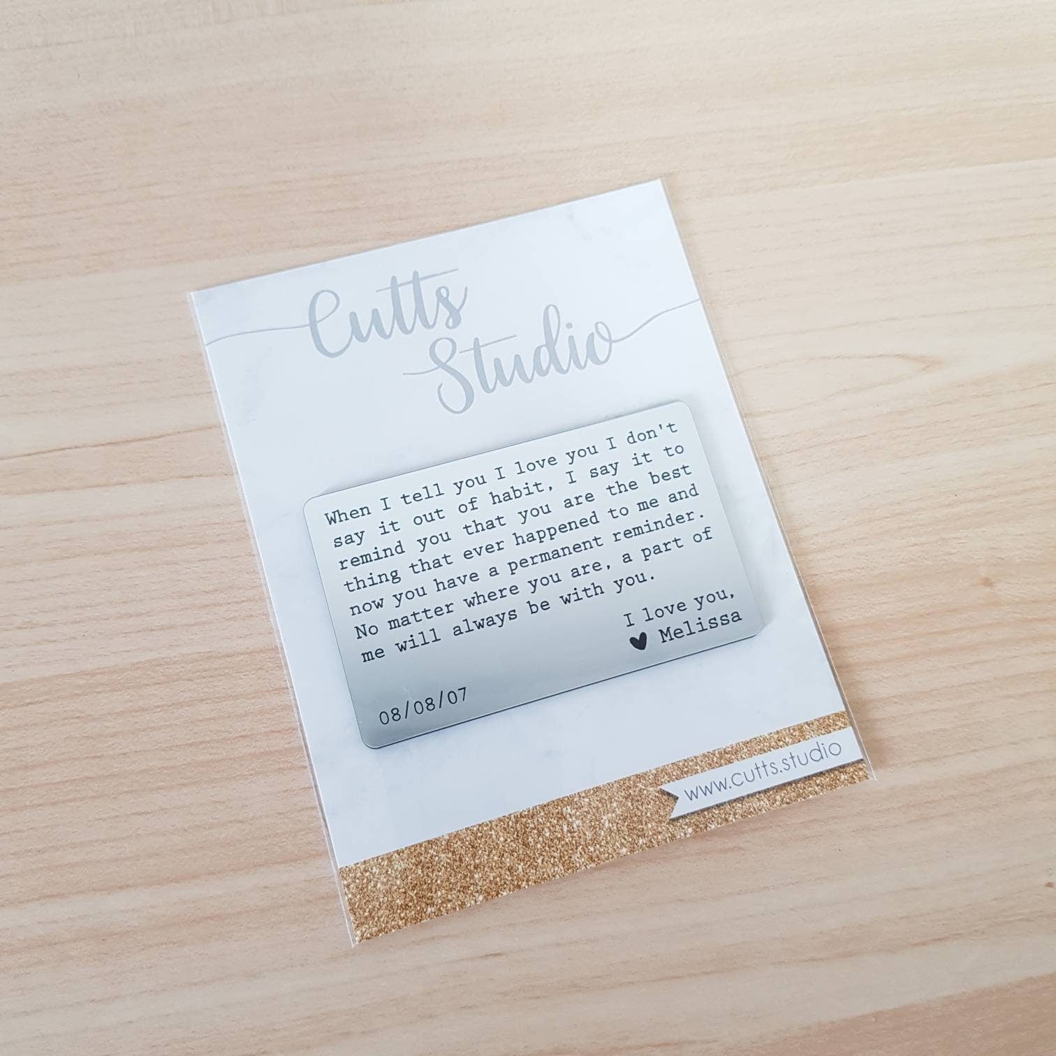 Wallet Insert Card, Gifts for him, Fathers day Gift, Personalized wallet insert, Anniversary Gifts for Him, Mothers day gifts