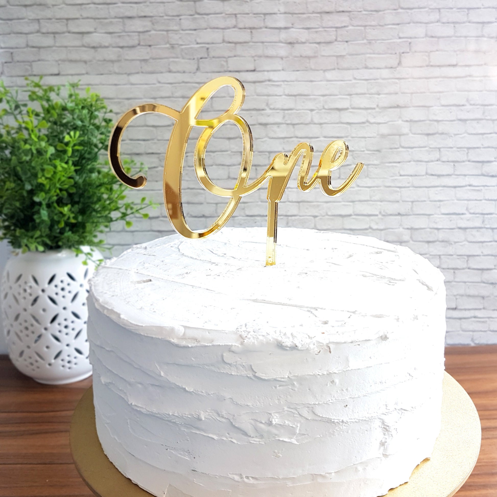 One Cake Topper, 1 year Cake Topper, Milestone Birthday, Anniversary Cake Topper, 1st Birthday Cake Topper, personalized cake topper