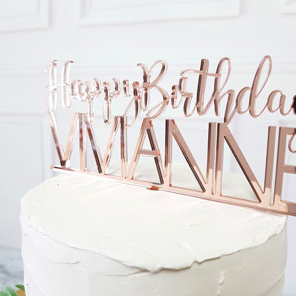 Name Cake Topper, Birthday Cake Topper, Custom Cake Topper, Custom Birthday Cake Topper, 30 years cake topper, Birthday cake ornament