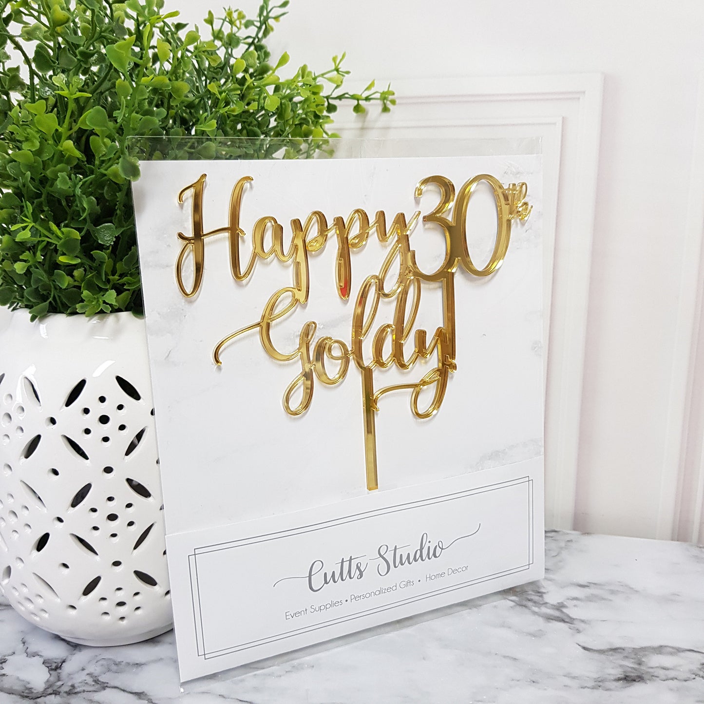 Name Cake Topper, Birthday Cake Topper, Custom Cake Topper, Custom Birthday Cake Topper, 30 years cake topper, Birthday cake ornament