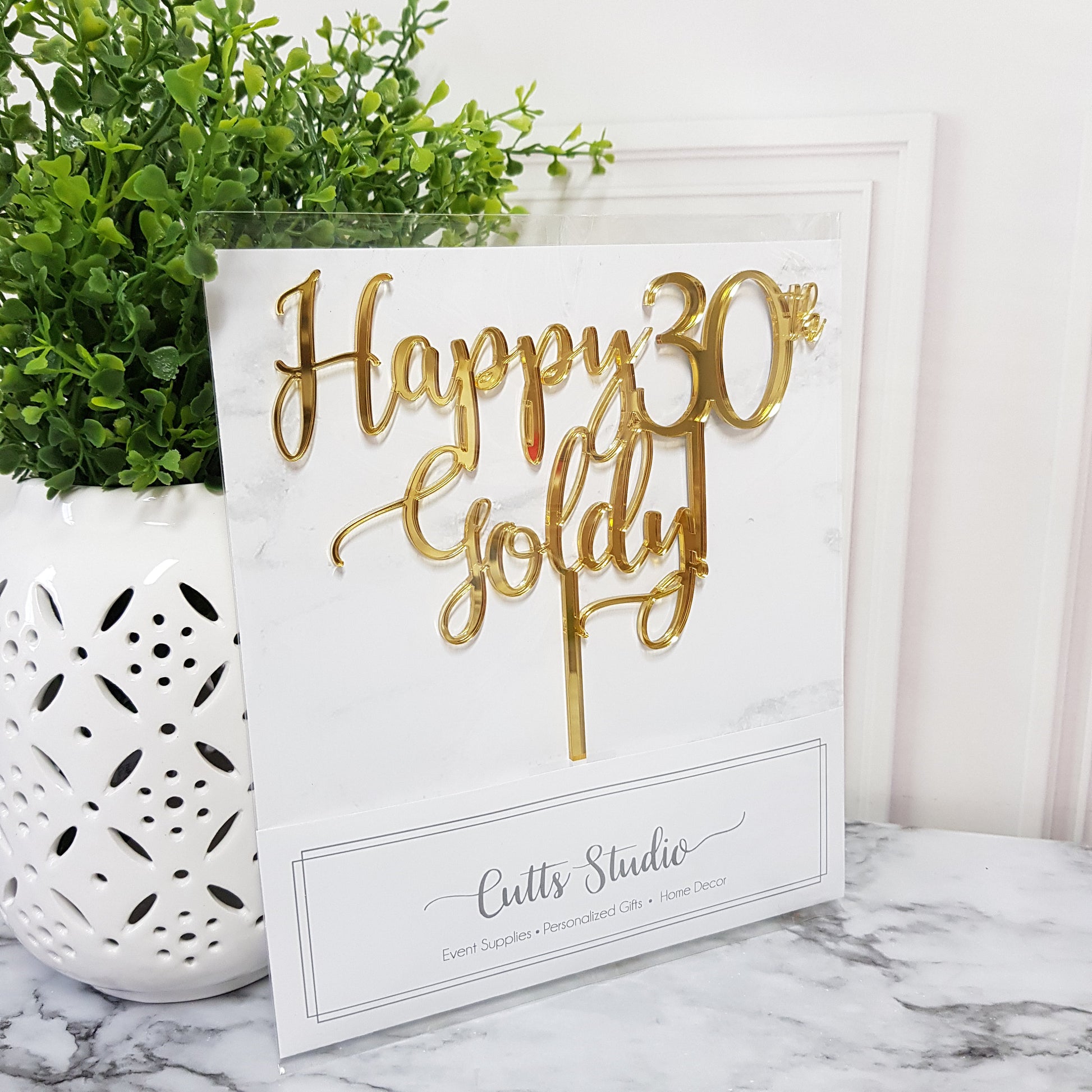 Name Cake Topper, Birthday Cake Topper, Custom Cake Topper, Custom Birthday Cake Topper, 30 years cake topper, Birthday cake ornament