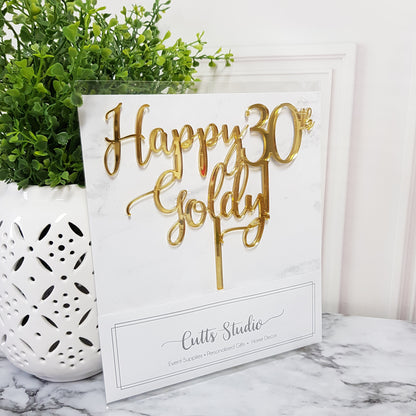Name Cake Topper, Birthday Cake Topper, Custom Cake Topper, Custom Birthday Cake Topper, 30 years cake topper, Birthday cake ornament