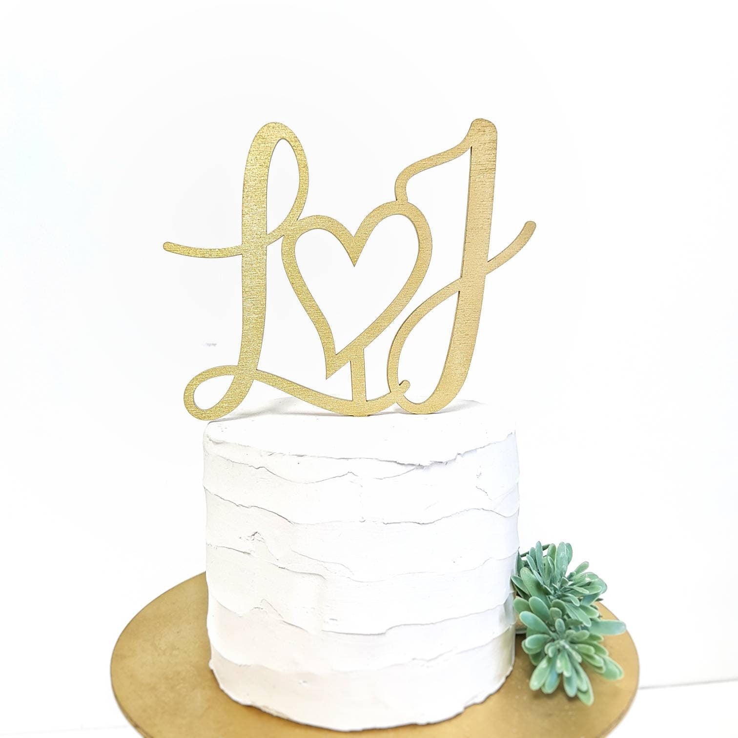 Initial Cake Toppers, wedding cake topper, Initials cake ornament, Wedding ornament, Custom cake topper, Acrylic Cake topper