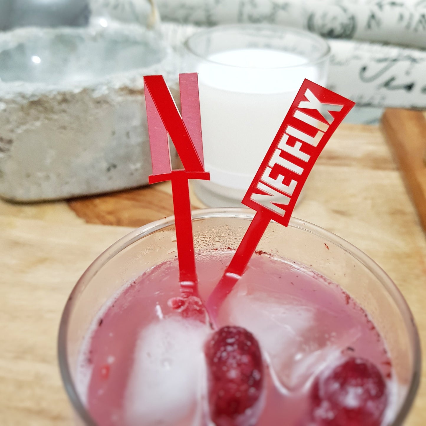 Custom Logo Acrylic Drink Stirrers, Corporate Branding