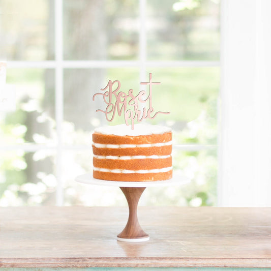 Personalized God Bless Cake Topper, God Bless Cake Topper, Baptism Cake Topper, Christening Cake Topper, Communion Cake Topper, God Bless