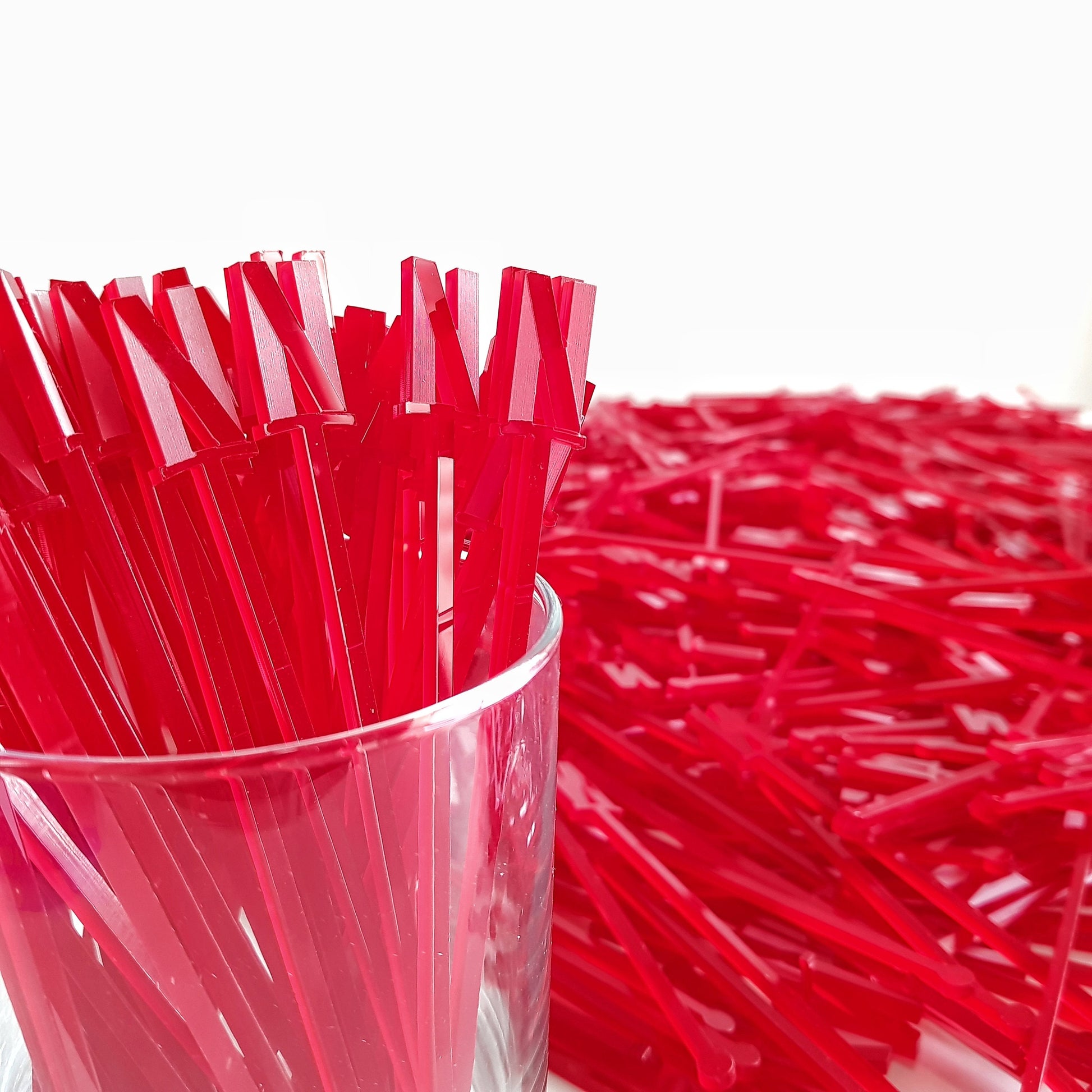 Custom Logo Acrylic Drink Stirrers, Corporate Branding