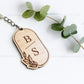 Custom keychain, Anniversary gift, couple gift, Anniversary keychain, wood keychain, gifts for him, gifts for her, keyring