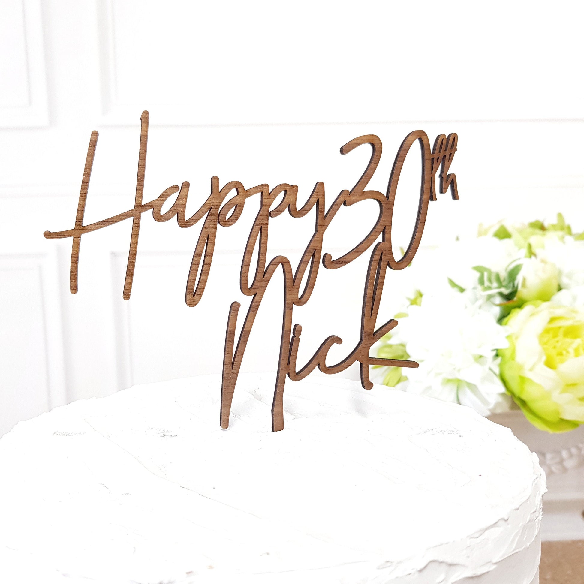 Happy Birthday Cake Topper, Birthday Cake Sign, Happy Birthday Decor, Birthday Cake Topper, Birthday Party Decor, Happy Birthday