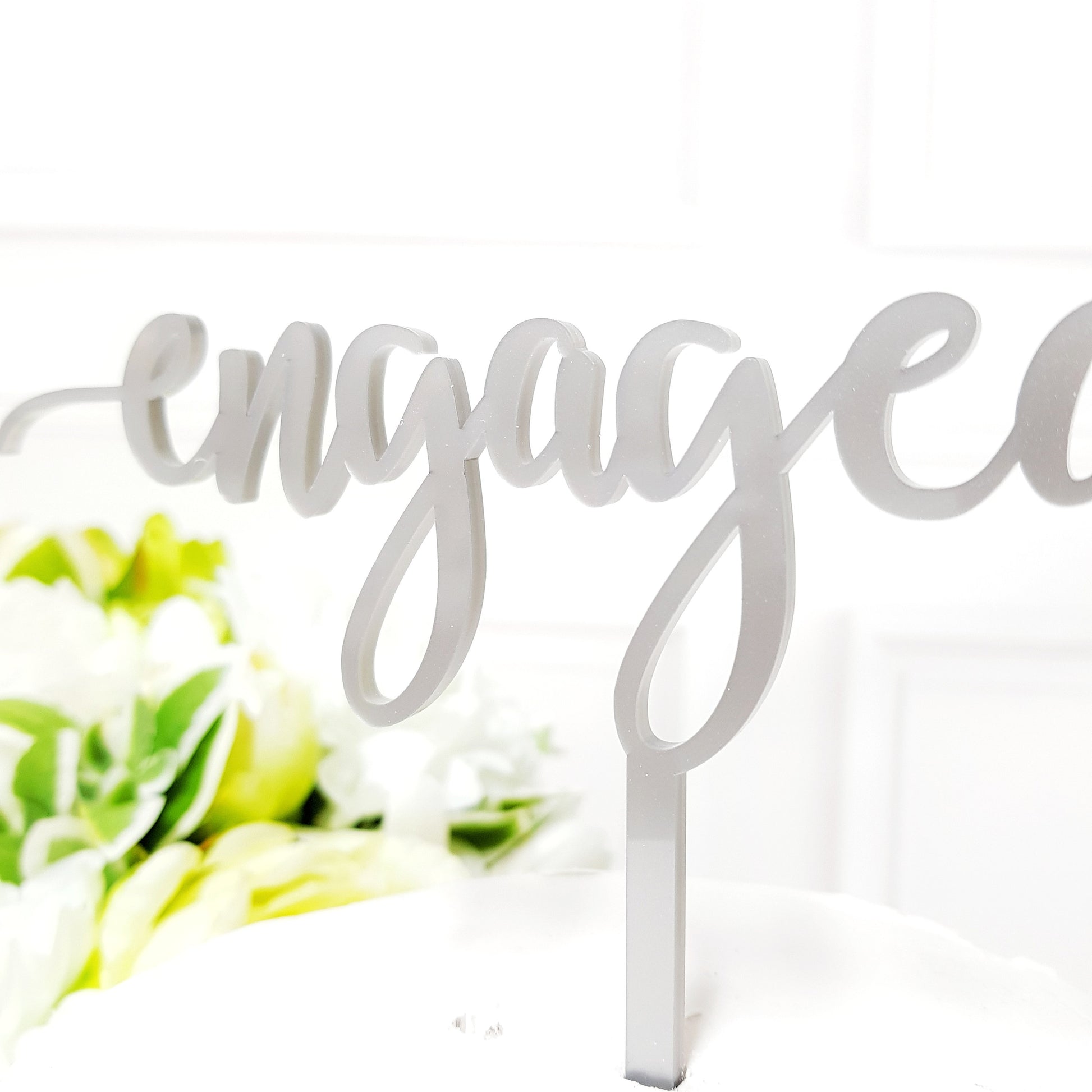 Engaged Cake Topper, Wedding Cake Topper, anniversary Cake Topper, Forever Cake Topper, custom Cake Topper, soul mates cake topper