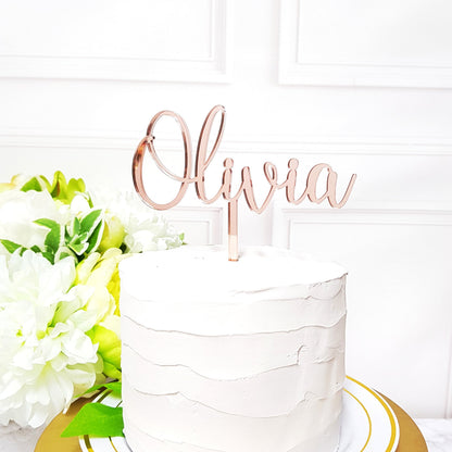 Personalized name cake topper, custom name cake topper, birthday cake topper, custom word cake topper