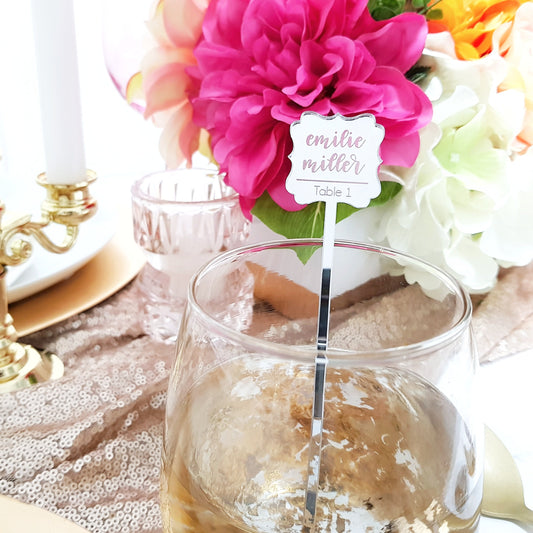 Wedding Drink stirrers, Cocktail stirrers, custom Stirrers, Drink Stirrers, initial Drink Stirrers, Cocktail Stick, Party Sticks