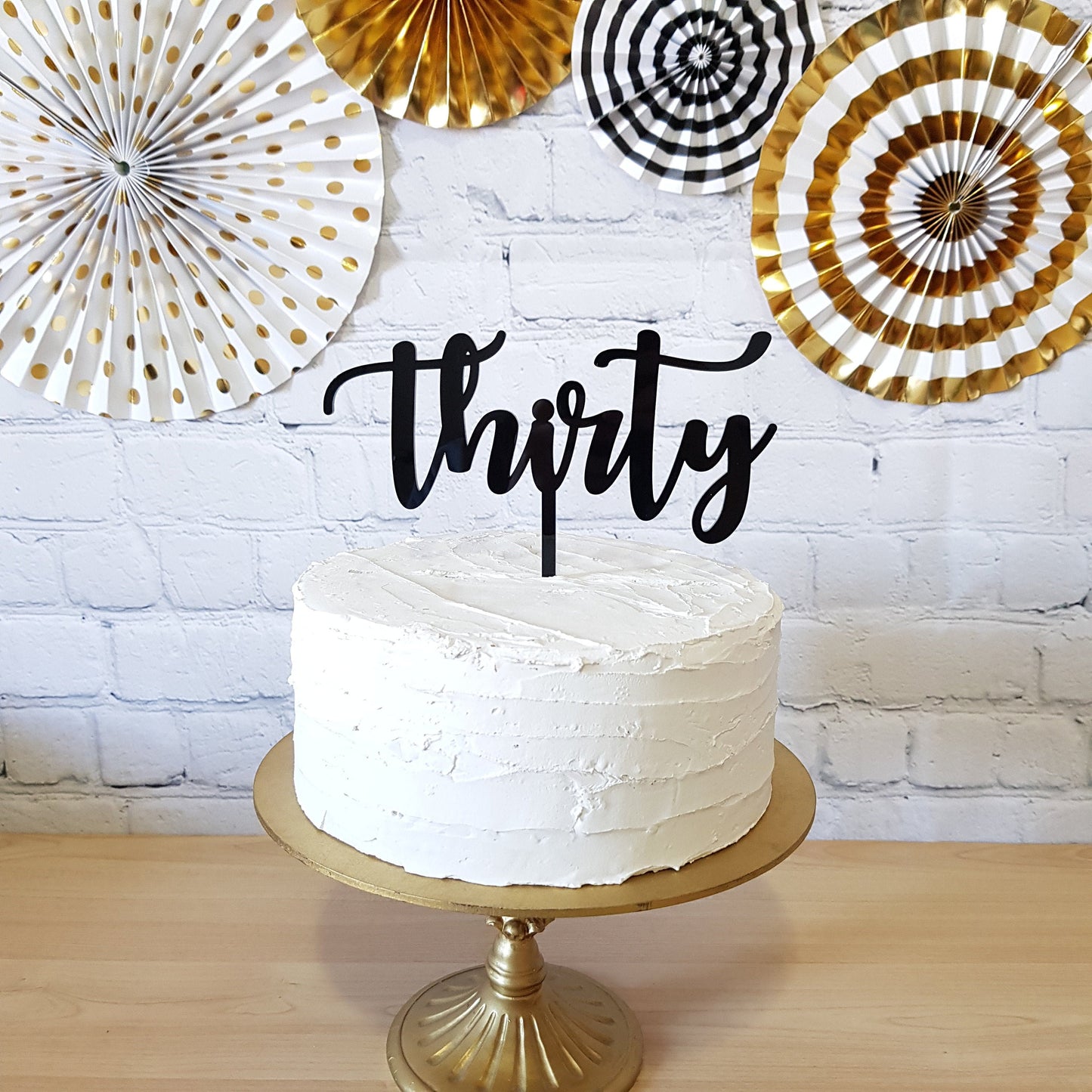 Thirty Cake Topper, 30 year Cake Topper, Milestone Birthday, Anniversary Cake Topper, 30 Birthday Cake Topper, personalized cake topper