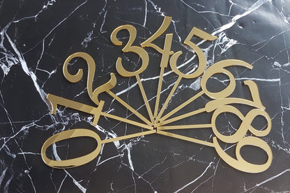 Acrylic Number Cake Topper, Birthday Anniversary