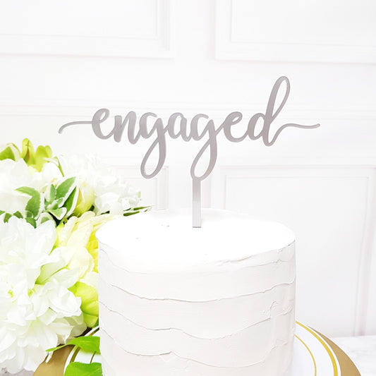 Engaged Cake Topper, Wedding Cake Topper, anniversary Cake Topper, Forever Cake Topper, custom Cake Topper, soul mates cake topper