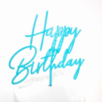 Birthday Cake Topper, Happy Birthday Cake Topper, Milestone Birthday, Anniversary Cake Topper, Birthday Cake ornament