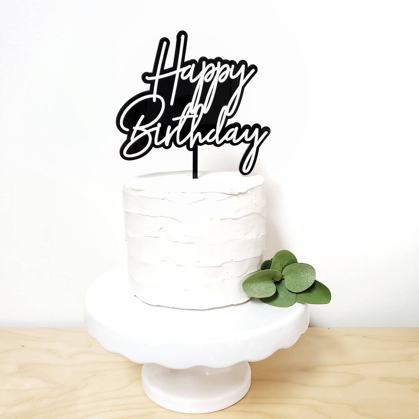 Birthday Cake Topper, Happy Birthday Cake Topper, Milestone Birthday, Anniversary Cake Topper, Birthday Cake ornament