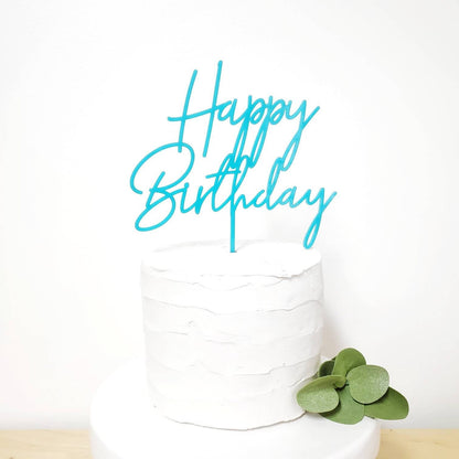 Birthday Cake Topper, Happy Birthday Cake Topper, Milestone Birthday, Anniversary Cake Topper, Birthday Cake ornament
